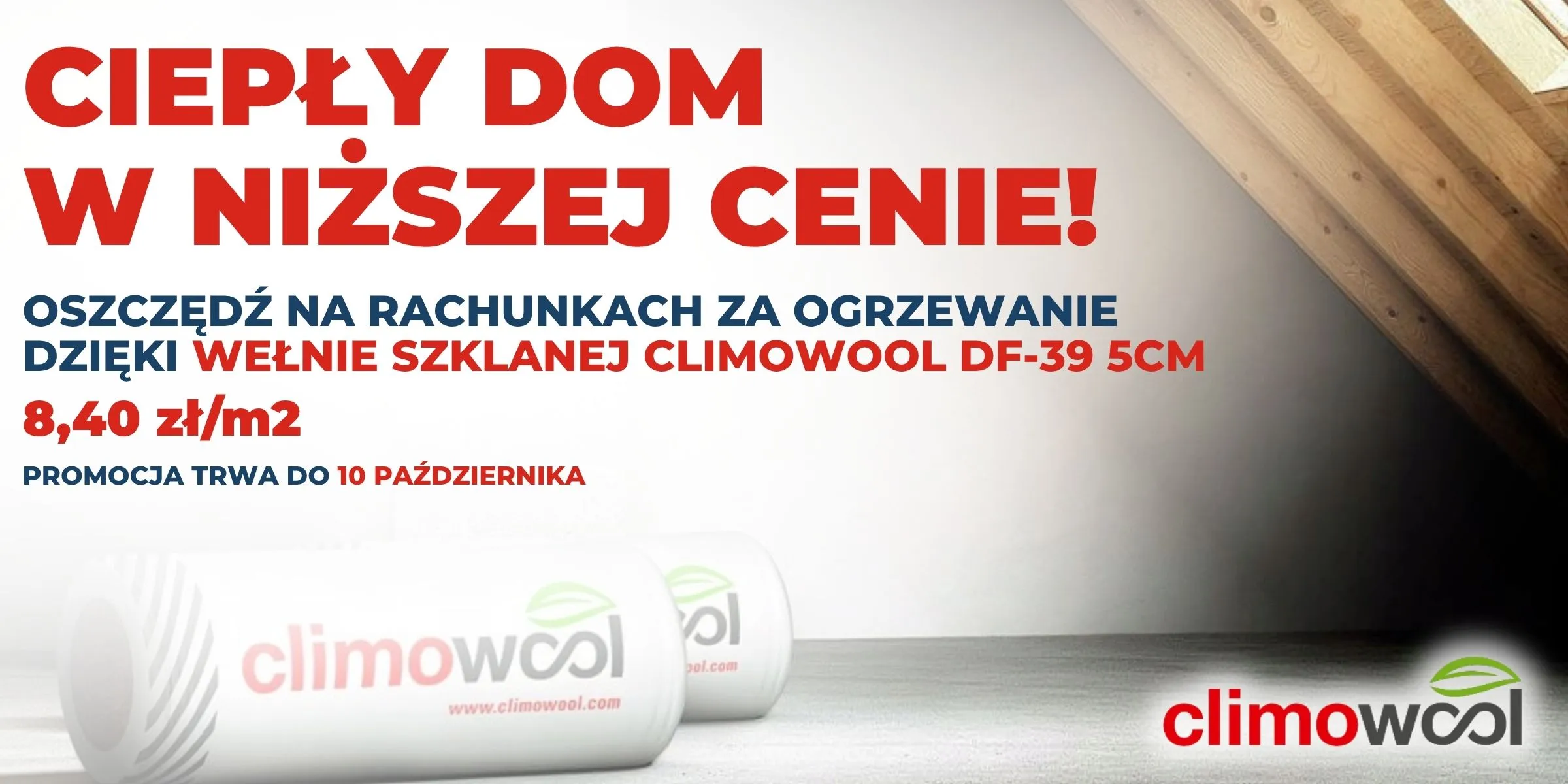 Climowool DF-39 5cm w rolkach